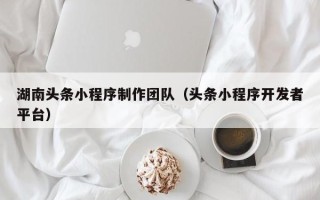 新余湖南头条小程序制作团队（头条小程序开发者平台）